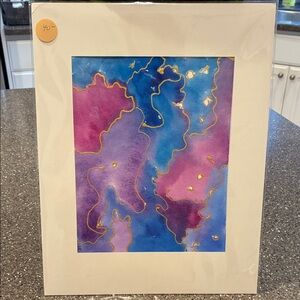 Abstract Watercolor Original Artwork